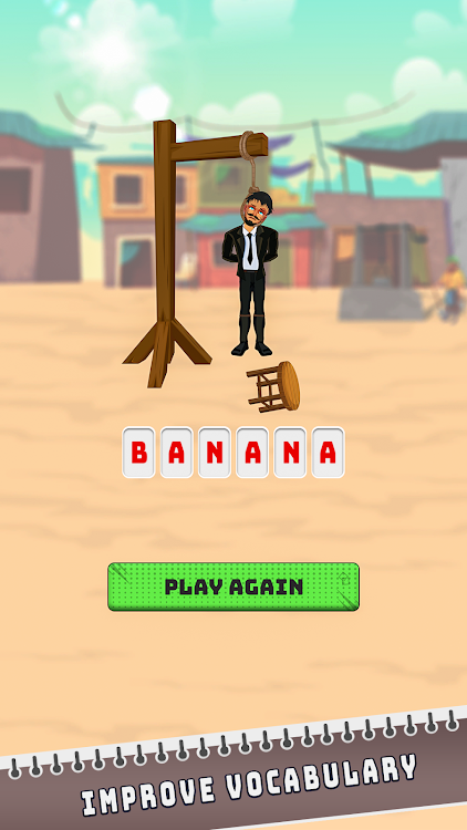 #10. Hangman man Words Puzzle Games (Android) By: evoke