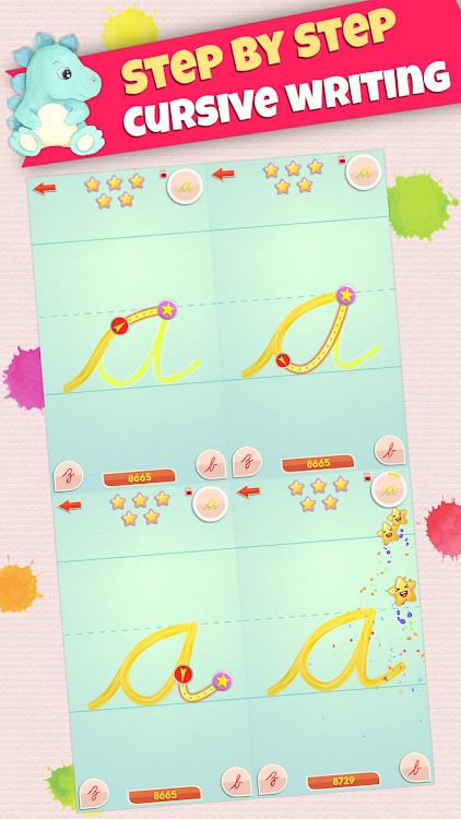 #3. LetraKid Cursive: Kids Writing (Android) By: ParKel Soft