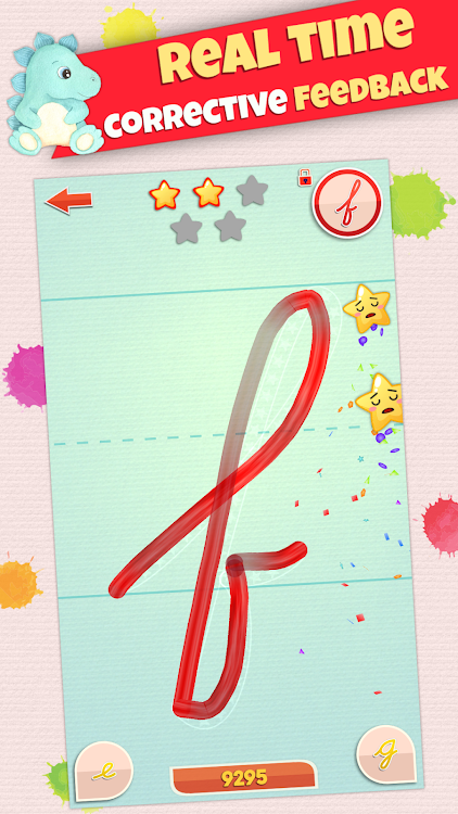 #4. LetraKid Cursive: Kids Writing (Android) By: ParKel Soft