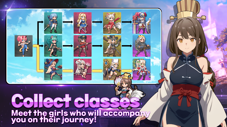 #6. Conquest Girls: AFK Idle RPG (Android) By: SPRING Games