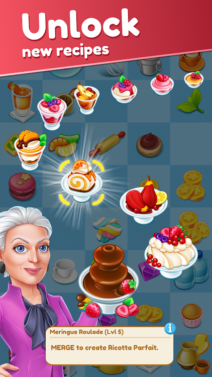 #6. Joy Cafe: Tasty Merge Games (Android) By: BlissArte