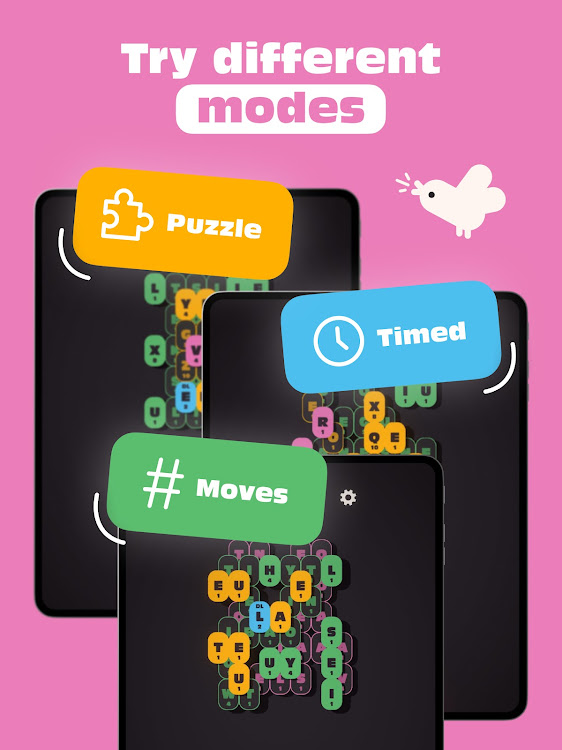 #8. Word Search Puzzles: Sparrows (Android) By: Fluffy Dog Studio