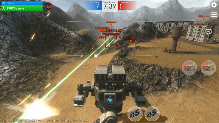 #2. World Of Robots. Online action (Android) By: Super Games Studio