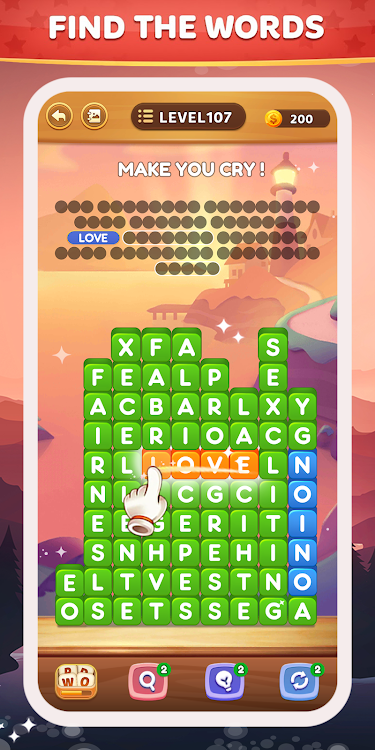 #3. Words Search - Word Puzzles (Android) By: A.V.A - Smart Games