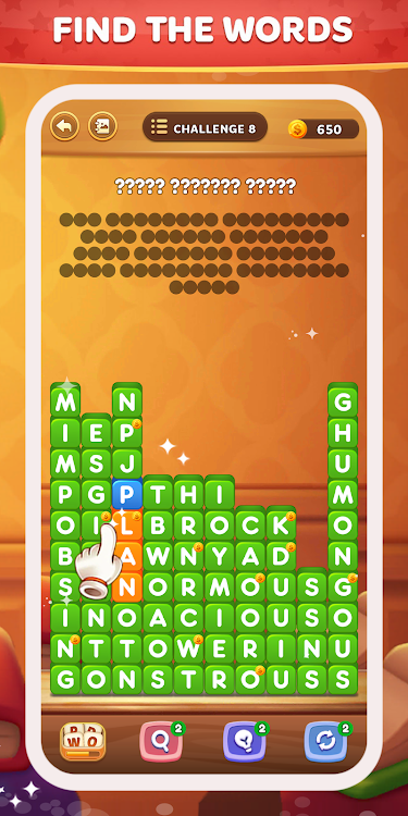 #5. Words Search - Word Puzzles (Android) By: A.V.A - Smart Games