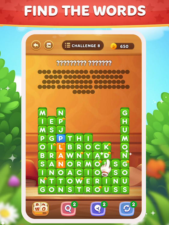 #10. Words Search - Word Puzzles (Android) By: A.V.A - Smart Games