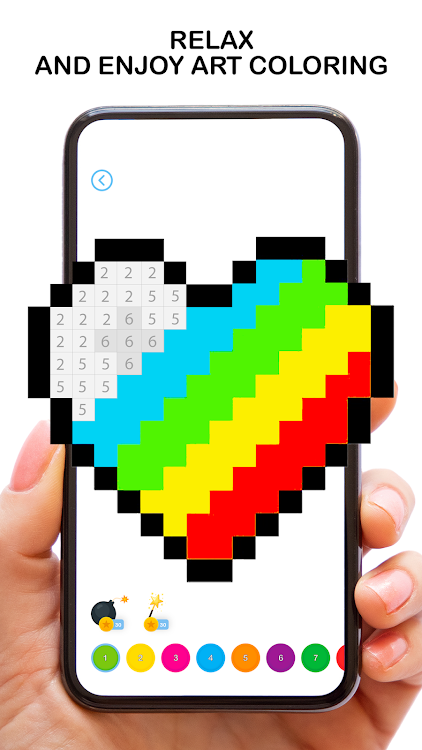 #6. Color By Number - Art Games (Android) By: Tech Consolidated Inc.