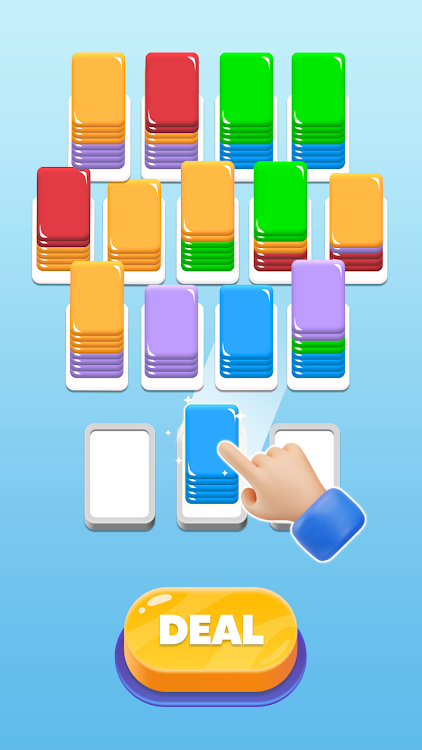 #7. Card Shuffle - Sort Puzzle (Android) By: WeMaster Games