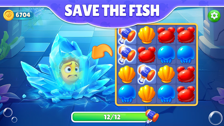 #5. Aquarium Crush (Android) By: TG Inc.