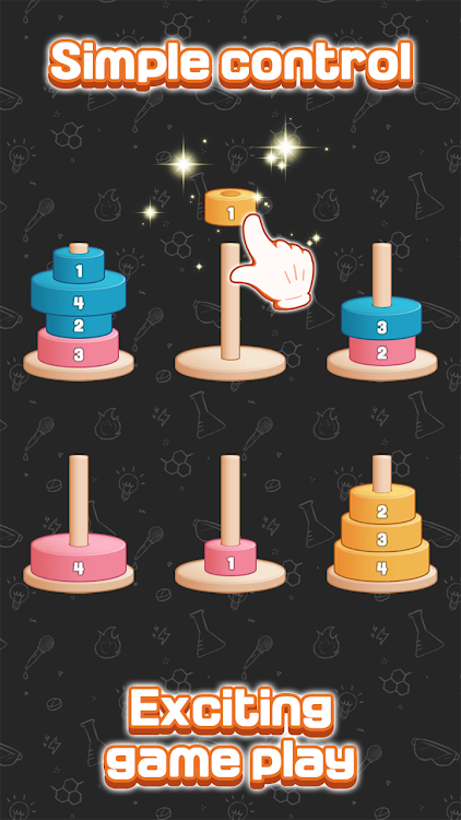 #5. Tower of Hanoi Sort (Android) By: mobirix