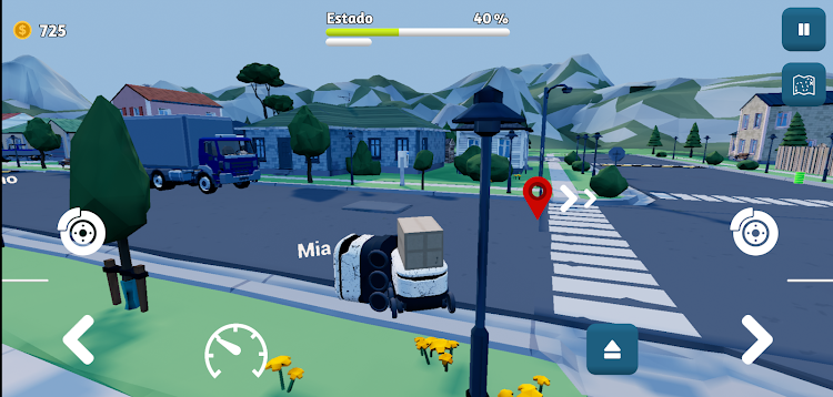 #2. Delivery Bots: Package Madness (Android) By: Tobías Wunsch