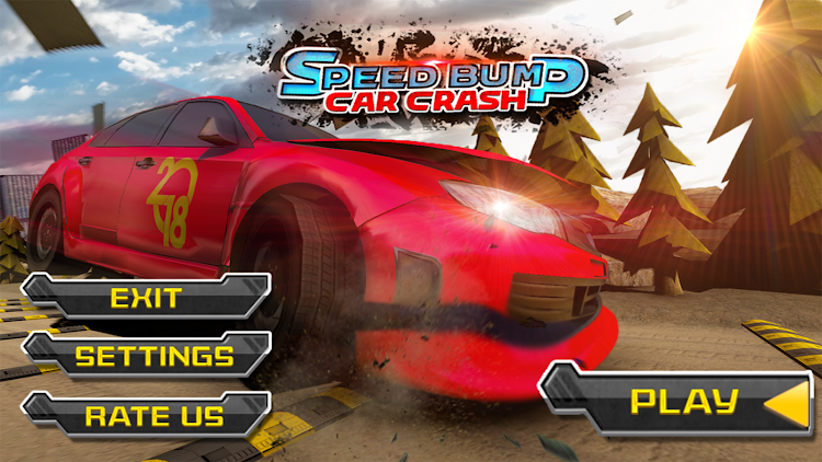 #6. Speed Bump Car Crash Ramp Race (Android) By: Escape Games Studio