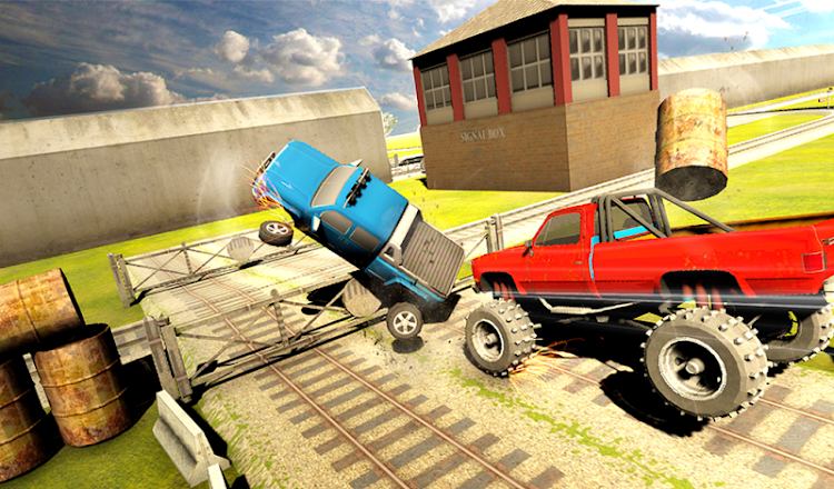 #10. Speed Bump Car Crash Ramp Race (Android) By: Escape Games Studio