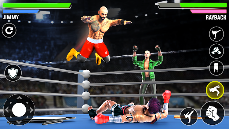 #4. Real Wrestling Arena Fight 3D (Android) By: Iconic Mobile Games