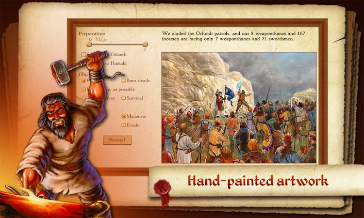 #4. King of Dragon Pass: Text RPG (Android) By: HeroCraft Ltd.