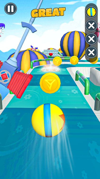 #3. Rolling Ball - Fast Balls 3d (Android) By: Yzone Games