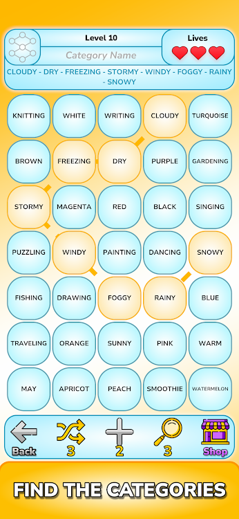 #2. Tangle Words: Word Search Game (Android) By: ALICE GAMES