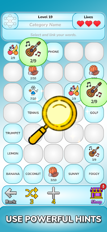 #4. Tangle Words: Word Search Game (Android) By: ALICE GAMES