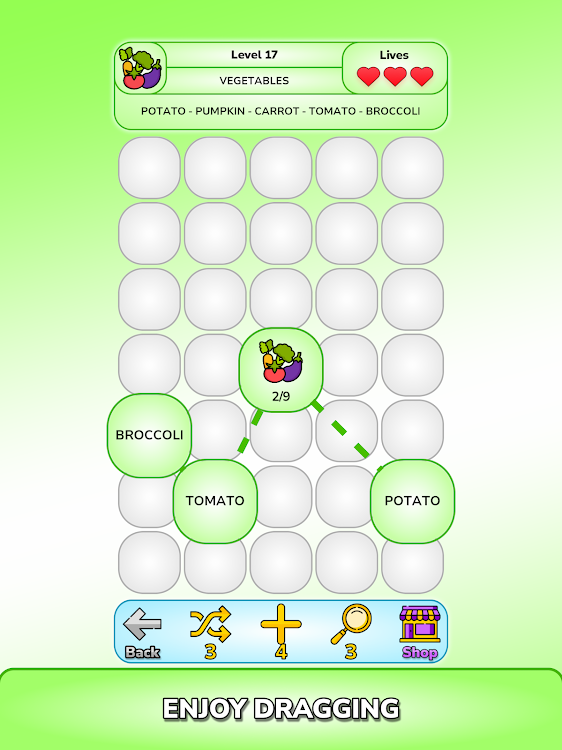 #10. Tangle Words: Word Search Game (Android) By: ALICE GAMES