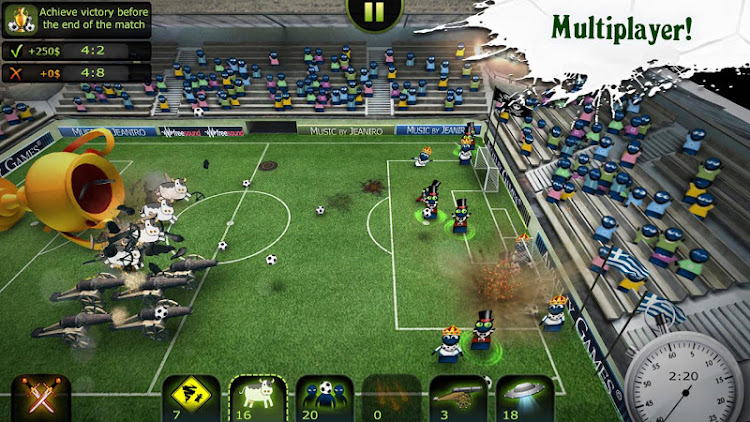 #3. FootLOL: Crazy Soccer Premium (Android) By: EJ Games LLC