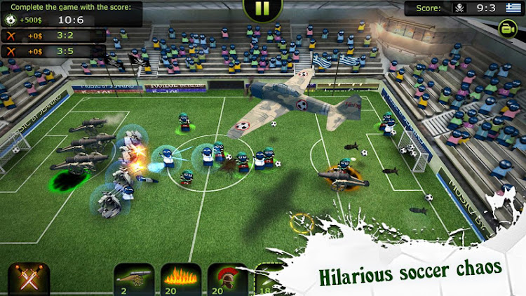 #7. FootLOL: Crazy Soccer Premium (Android) By: EJ Games LLC