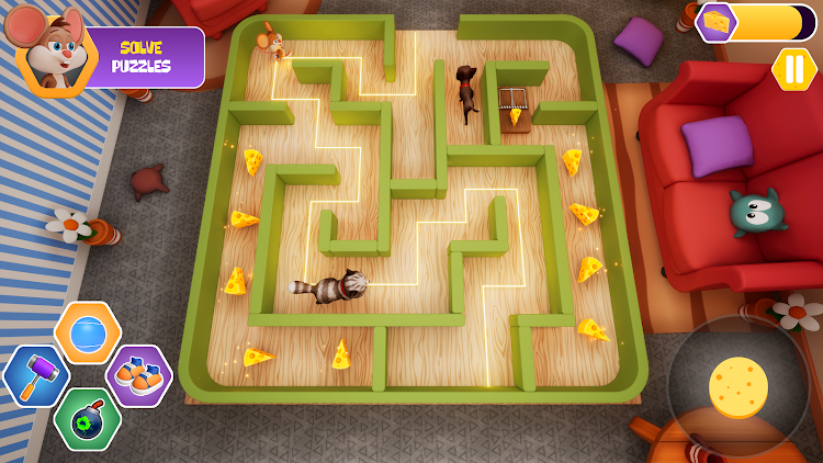 #4. Ollie In The Maze Puzzle Games (Android) By: The Obsidian Studio