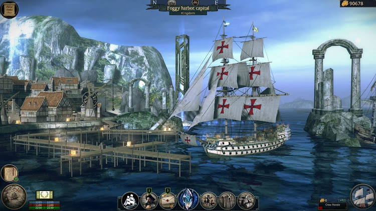 #4. Tempest: Pirate RPG Premium (Android) By: HeroCraft Ltd.