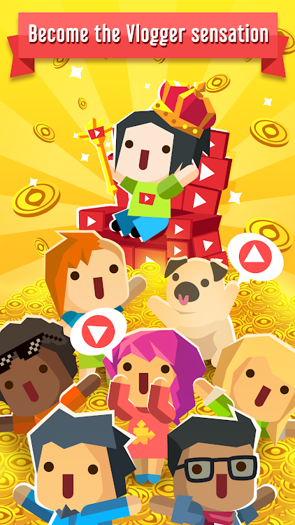 #6. Vlogger Go Viral: Tuber Life (Android) By: Tapps Games