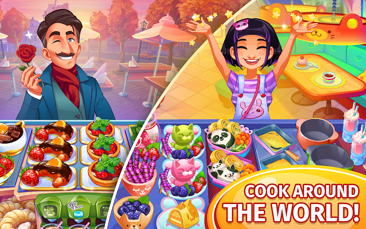 #2. Cooking Craze: Restaurant Game (Android) By: Big Fish Games