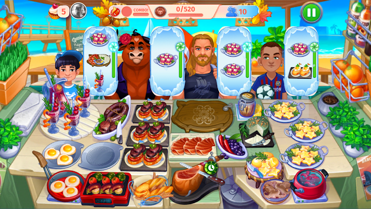 #7. Cooking Craze: Restaurant Game (Android) By: Big Fish Games