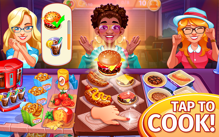 #9. Cooking Craze: Restaurant Game (Android) By: Big Fish Games