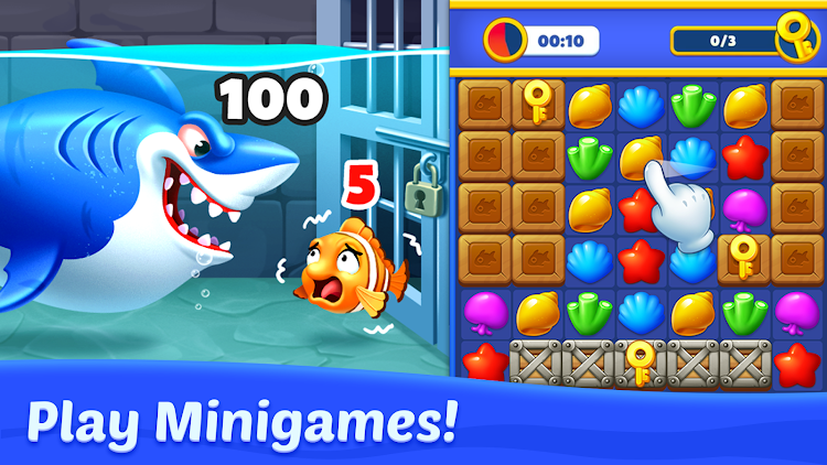 #9. Ocean Match (Android) By: LinkDesks Classic Puzzle Games