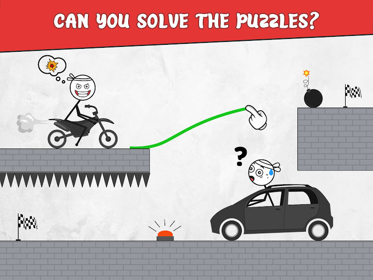 #2. Draw Bridge: Puzzle Games (Android) By: Puzzle Go