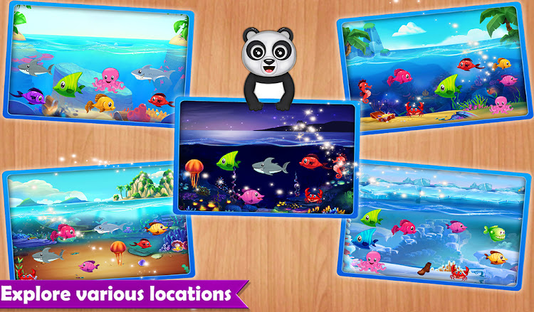 #5. Fisher Panda - Fishing Games (Android) By: Rolling Panda Arts