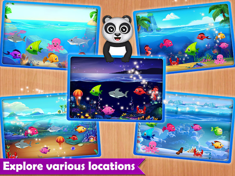 #10. Fisher Panda - Fishing Games (Android) By: Rolling Panda Arts