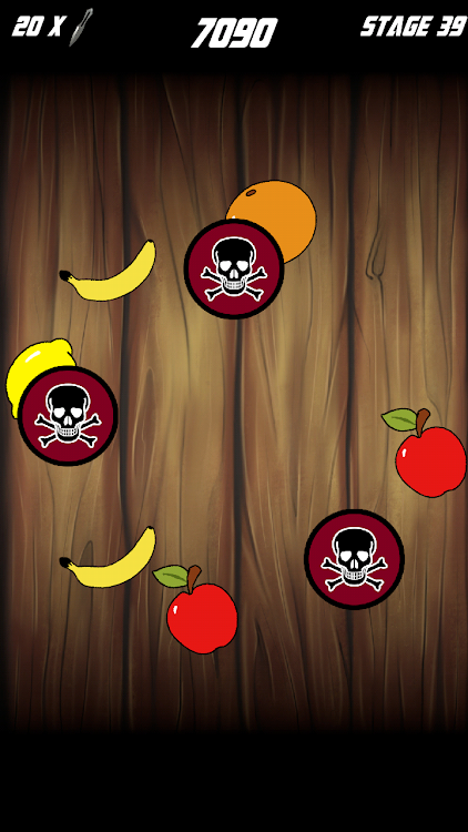 #8. Knife Hit Fruit Blade Storm (Android) By: Alchemist Studio