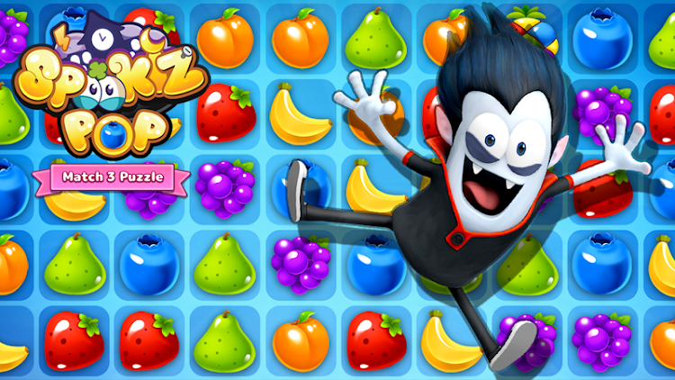 #9. SPOOKIZ POP - Match 3 Puzzle (Android) By: SUPERBOX Inc