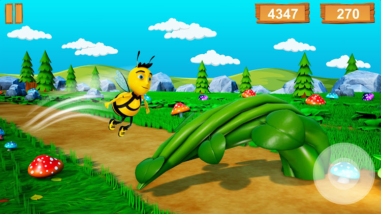 #2. Hexa Bee Endless Runner (Android) By: Stag Games