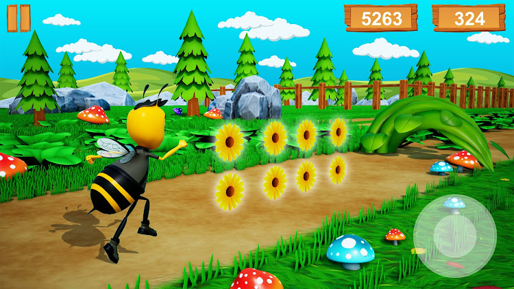 #5. Hexa Bee Endless Runner (Android) By: Stag Games