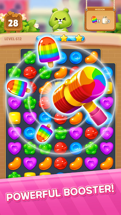 #5. Candy Friends : Match 3 (Android) By: SUPERBOX Inc