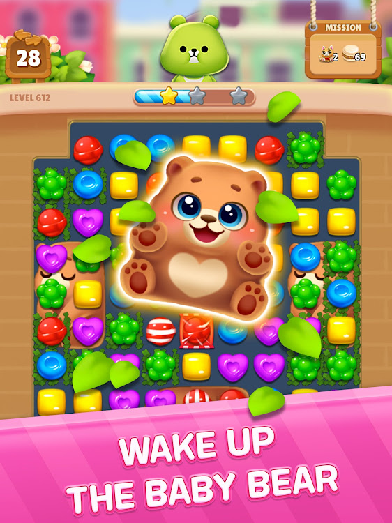 #9. Candy Friends : Match 3 (Android) By: SUPERBOX Inc