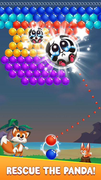 #2. Bubble Shooter: Rescue Panda (Android) By: Tumb Games