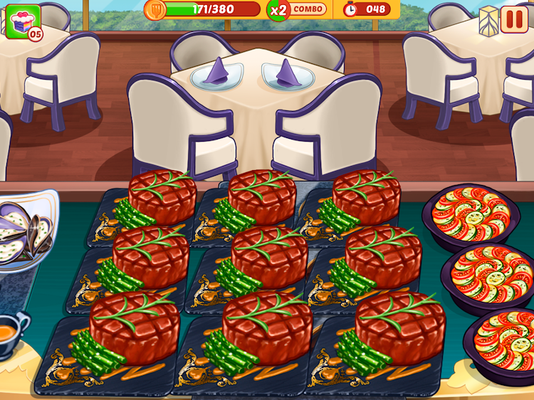 #10. 2024 Cooking Crazy Restaurant (Android) By: Bambo Studio