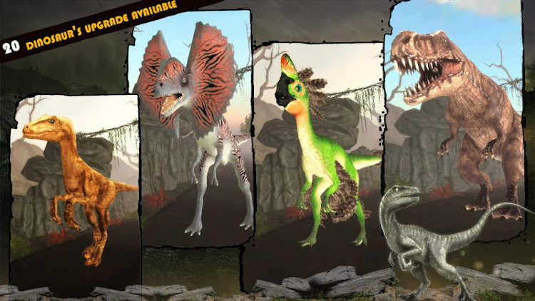 #3. Dinosaur Game Simulator (Android) By: Gamezeniq Technologies