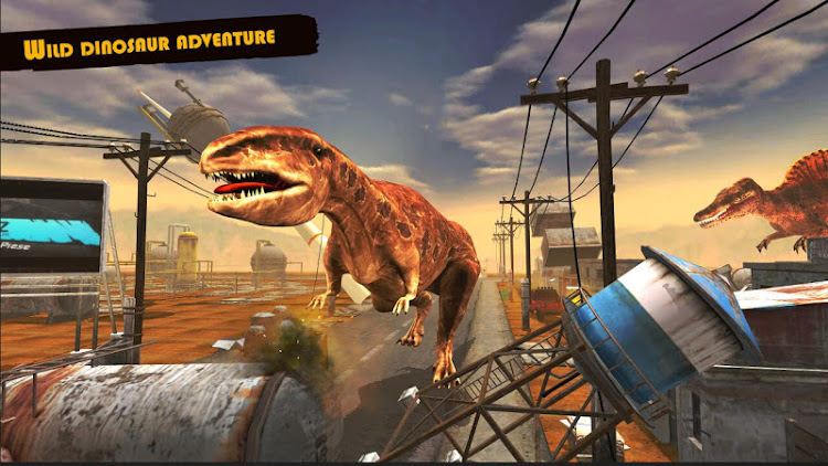 #5. Dinosaur Game Simulator (Android) By: Gamezeniq Technologies