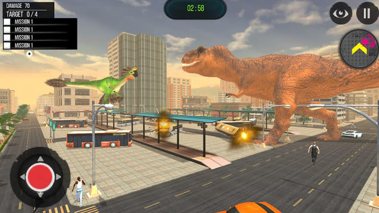 #7. Dinosaur Game Simulator (Android) By: Gamezeniq Technologies