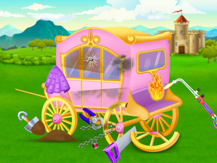 #2. Princess house cleaning advent (Android) By: Gravity Game Studio