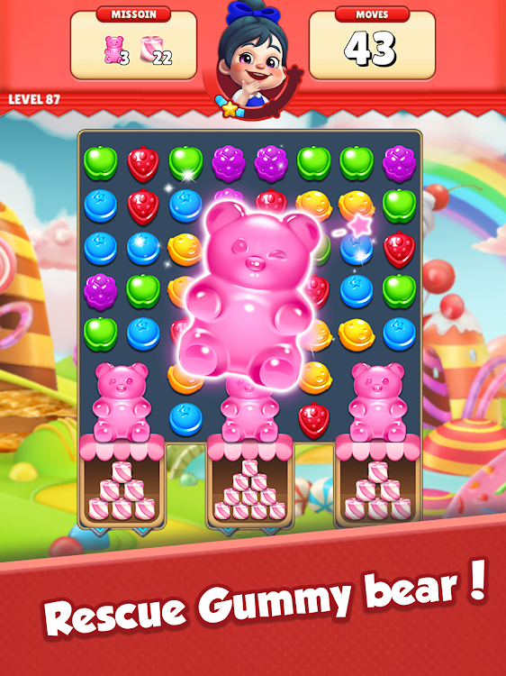 #10. Sugar Hunter®: Match 3 Puzzle (Android) By: SUPERBOX Inc