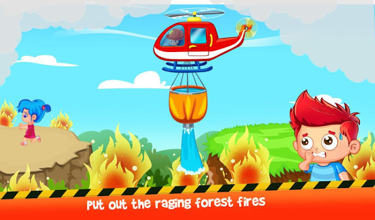 #2. Firefighters Fire Rescue Games (Android) By: Rolling Panda Arts