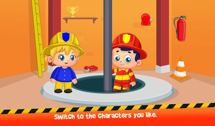 #6. Firefighters Fire Rescue Games (Android) By: Rolling Panda Arts